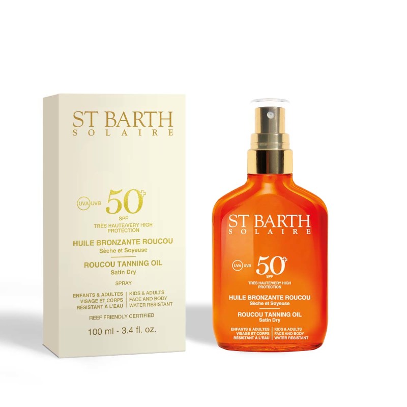 St Barth Roucou Tanning Oil SPF50
