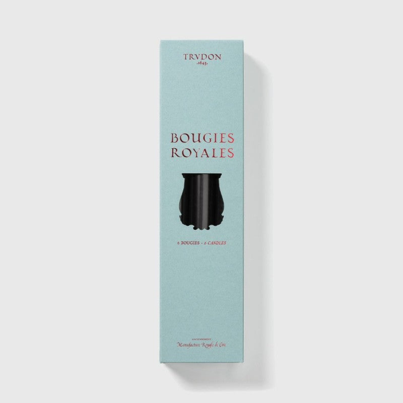 Trudon Black Royale 6 Taper Candles