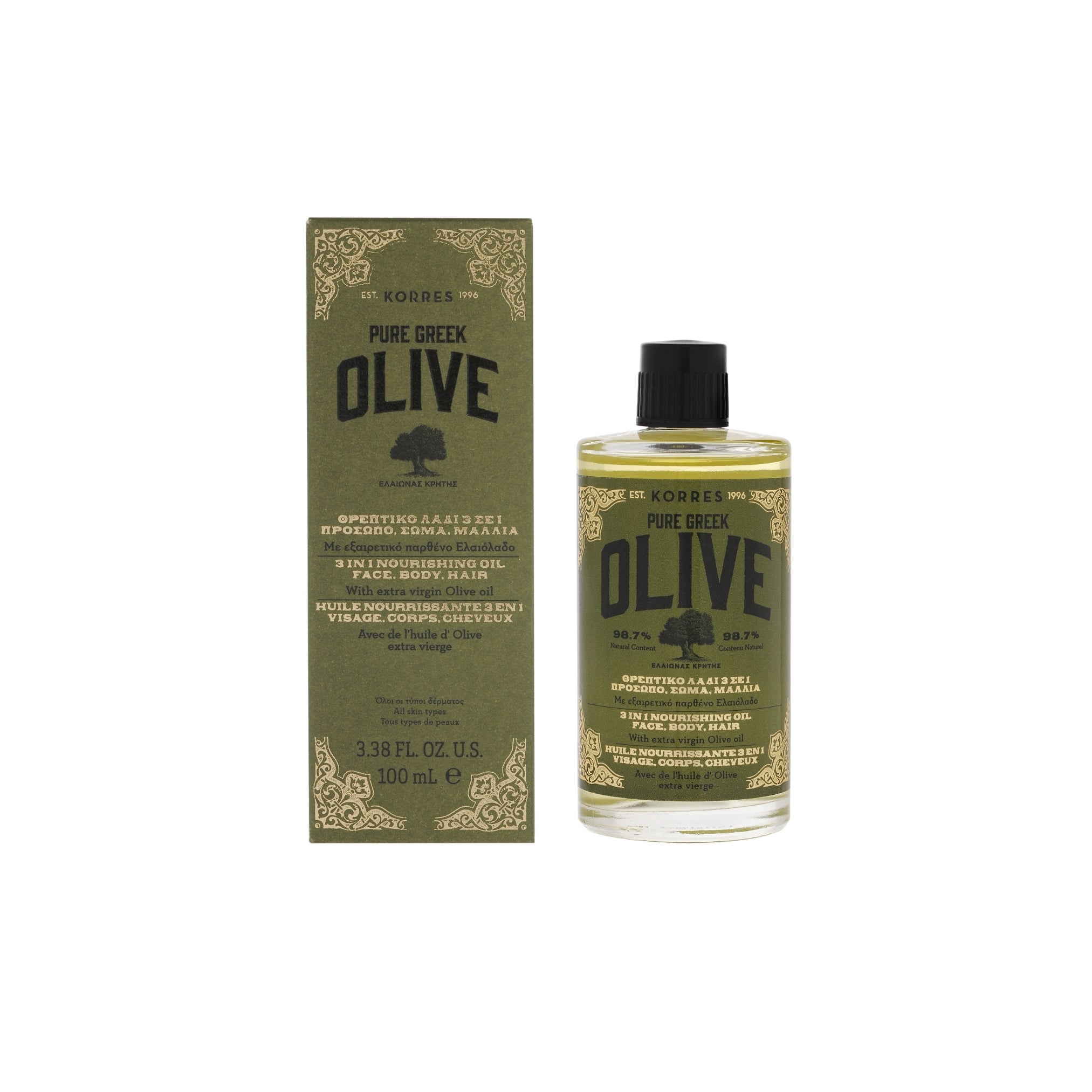 Korres OLIVE 3 in 1 Nourishing Oil