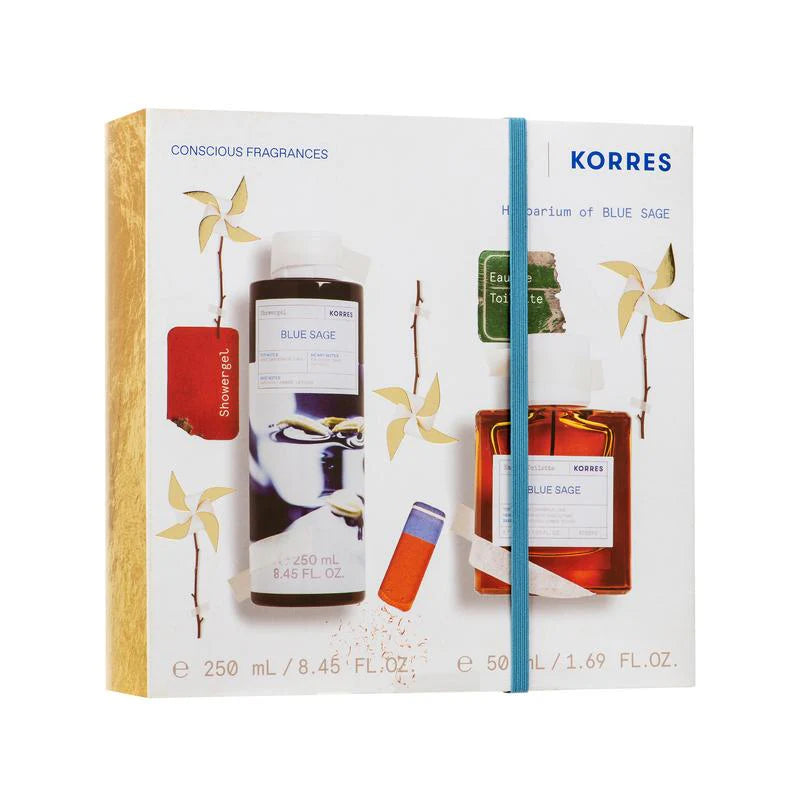 Korres Blue Sage Eau De Toilette + Shower Gel