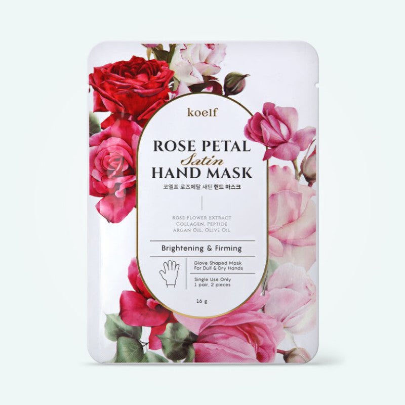 Koelf Rose Petal Satin Hand Mask