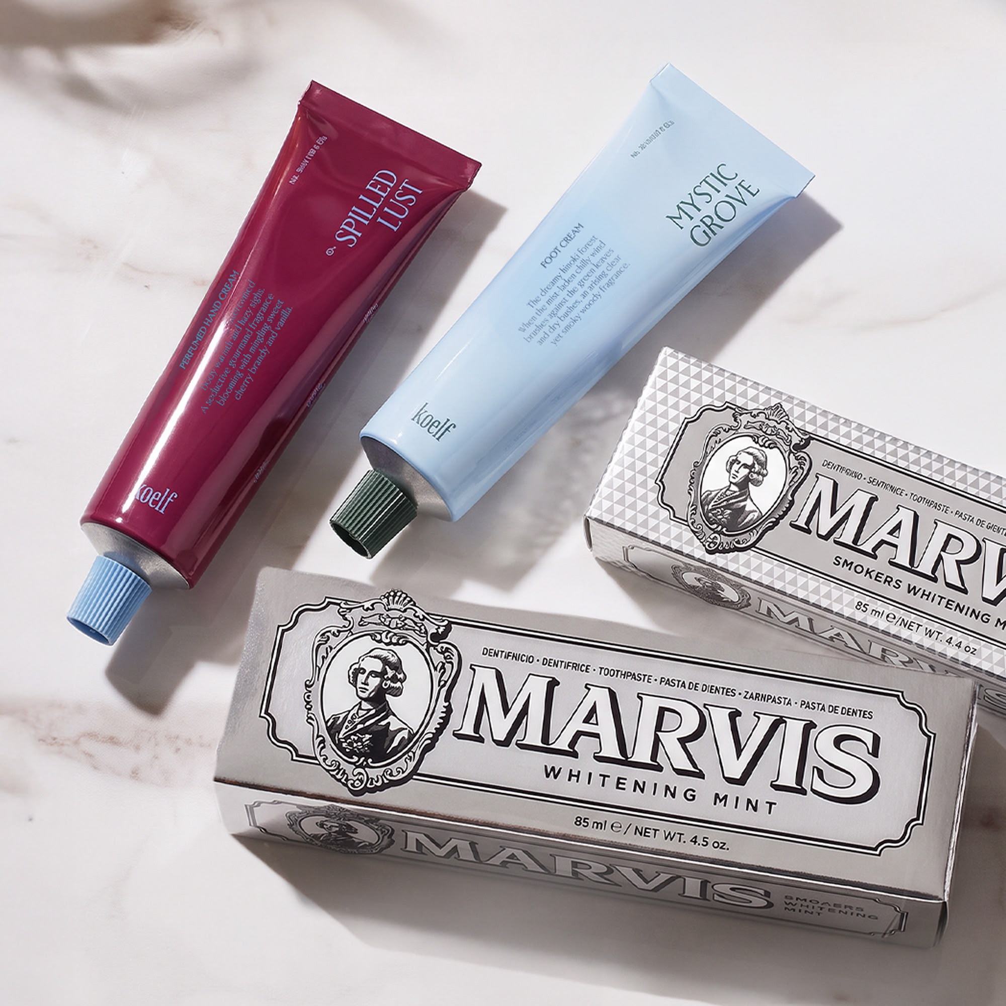 Marvis أساسيات اليدين والقدمين والابتسامة