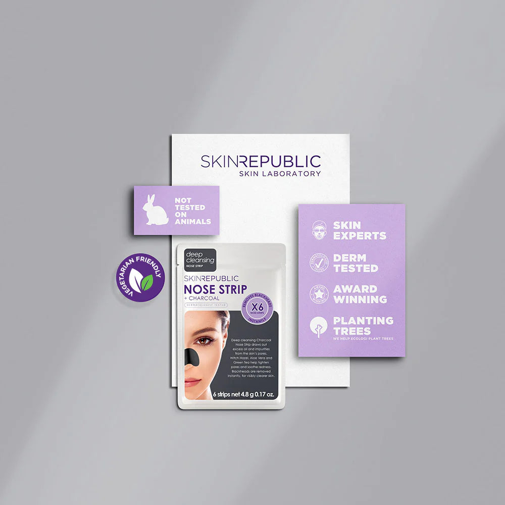 Skin Republic Charcoal Nose Strips (6 STRIPS)