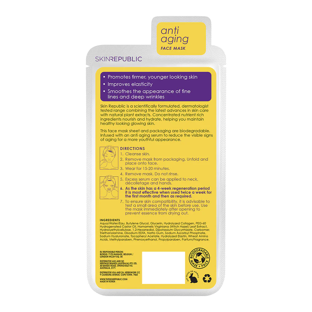 Skin Republic Collagen Infusion Face Mask