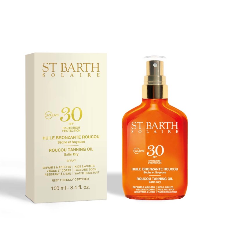 St Barth Roucou Tanning Oil SPF30