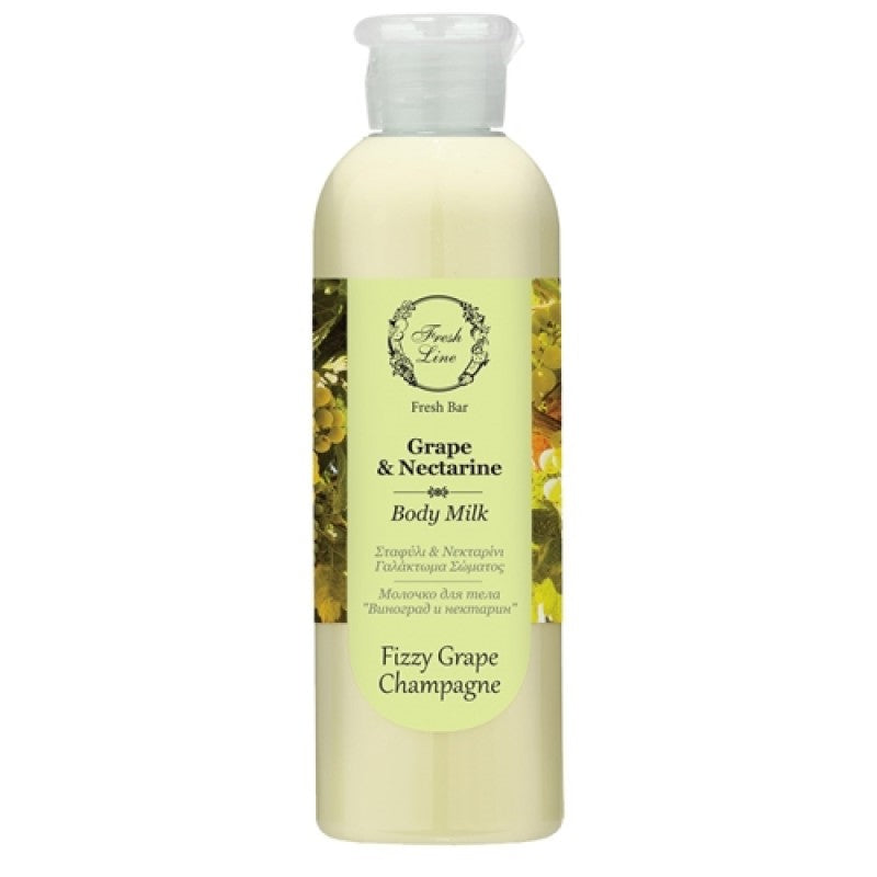 Grape & Nectarine Body Milk enriched with avocado & sweet almond oil