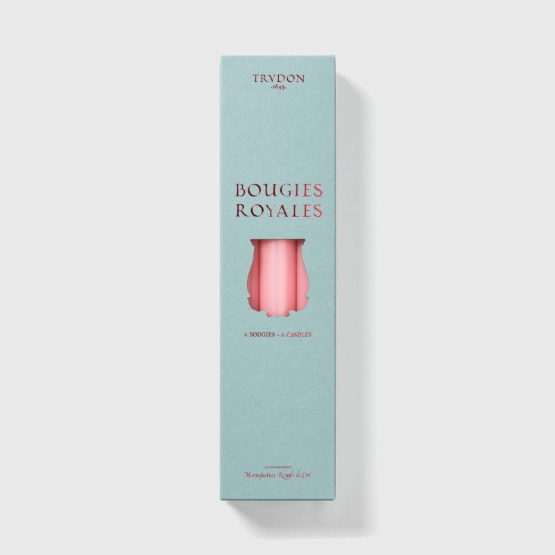Trudon Pink Royale 6 Taper Candles