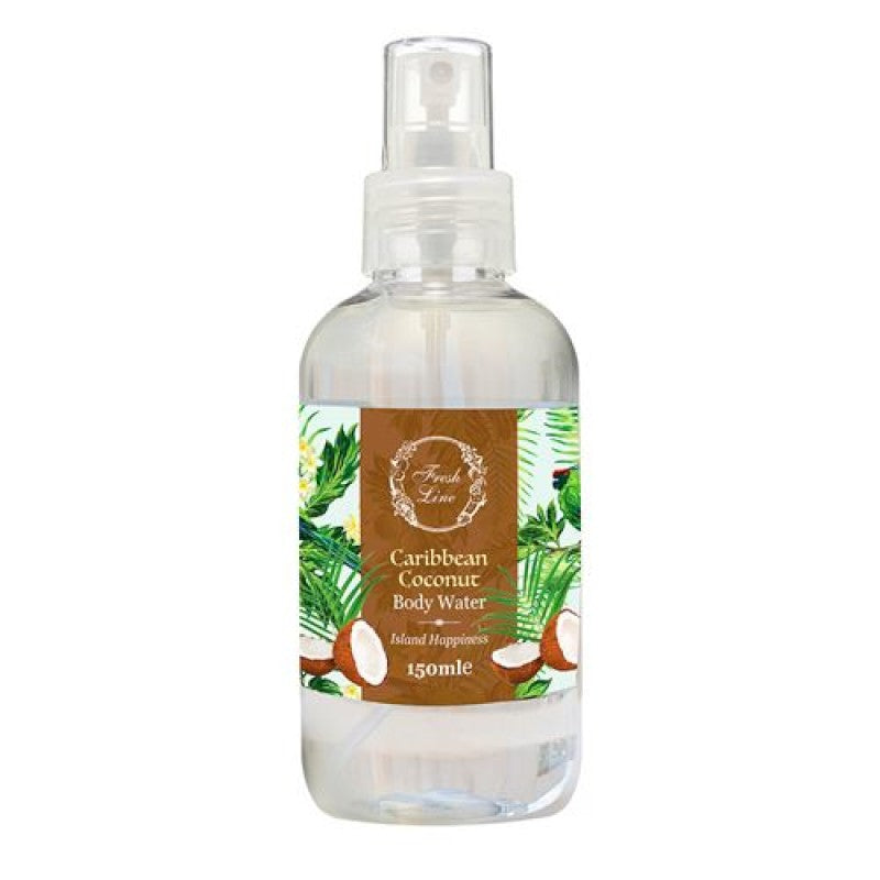 Fresh Line Caribbean Coconut Body Water With Organic Coconut Oil