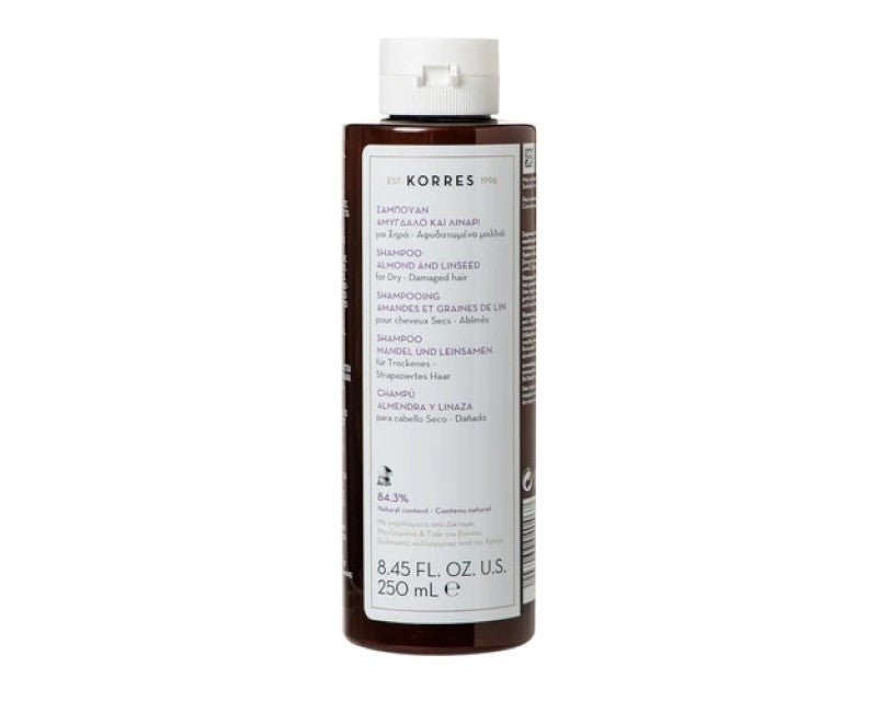 Korres Shampoo Almond and Linseed for Dry-Damaged Hair