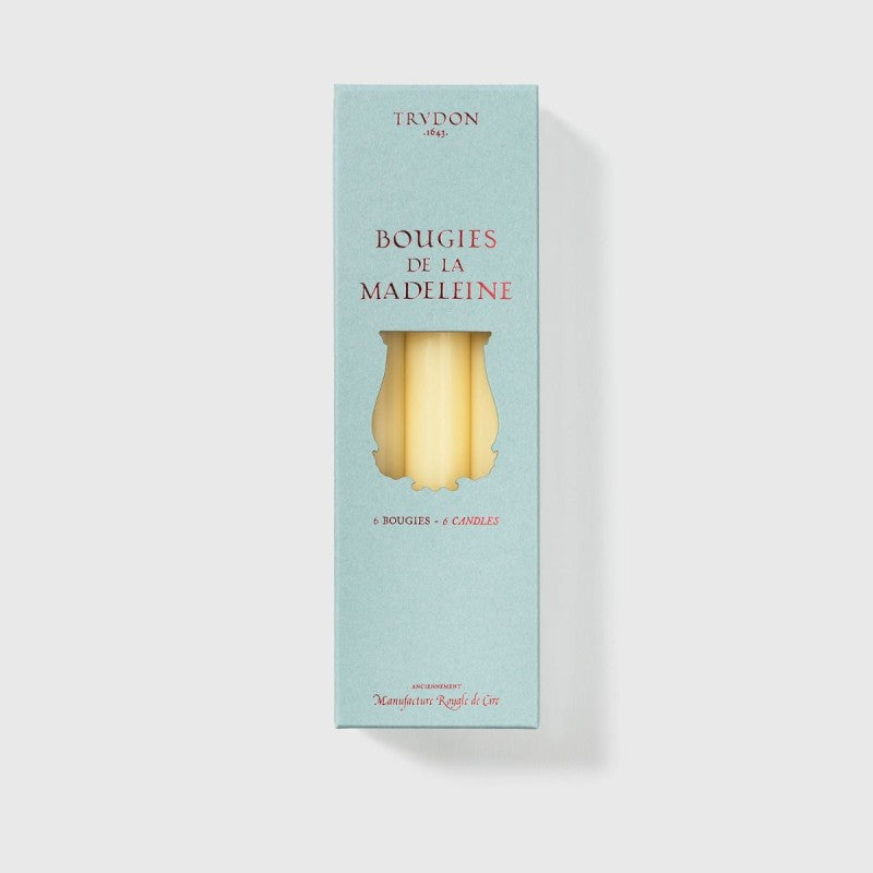 Trudon Ivory Madeleine 6 Taper Candles