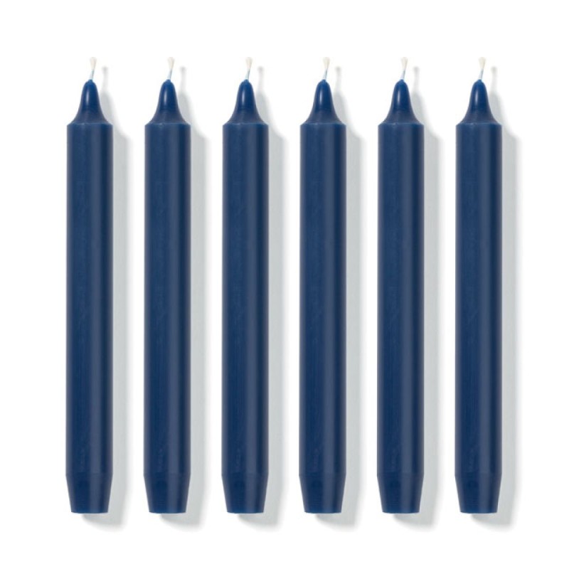 Trudon Navy Blue Madeleine 6 Taper Candles