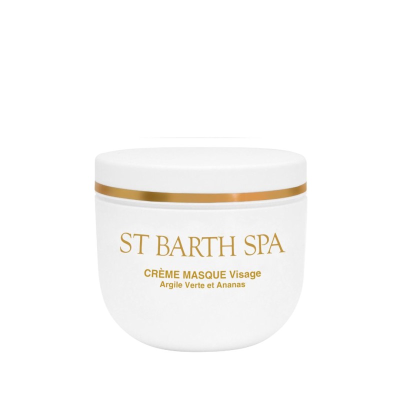 St Barth Cream Mask With Green Clay And Pineapple Oily Skin