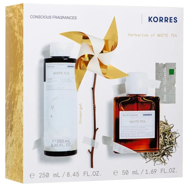Korres White Tea Eau De Toilette + Shower Gel