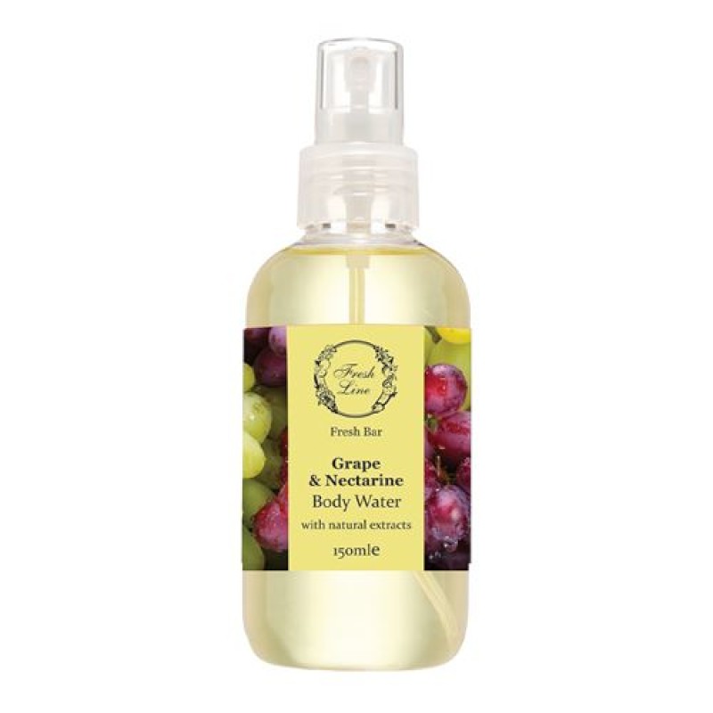 Grape & Nectarine Body Water enriched with natural extracts
