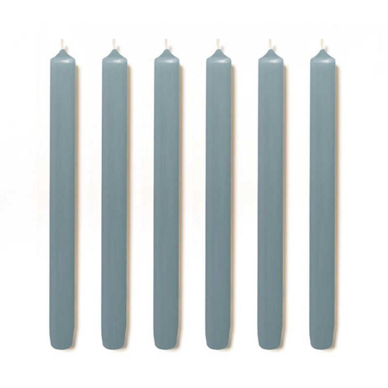 Grey Royale 6 Taper Candles