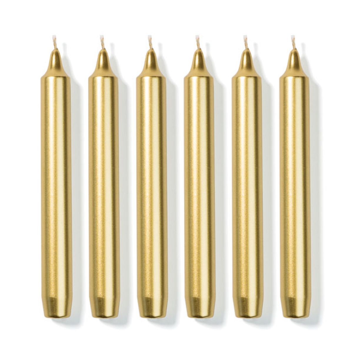 Trudon Gold Madeleine 6 Taper Candles
