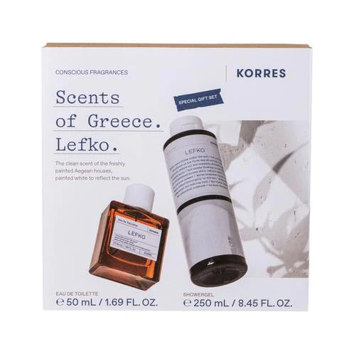 Korres Lefko Eau De Toilette + Showergel