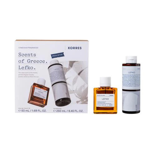 Korres Lefko Eau De Toilette + Showergel