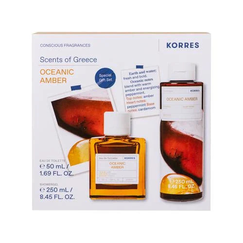 Korres Oceanic Amber Eau De Toilette + Shower Gel