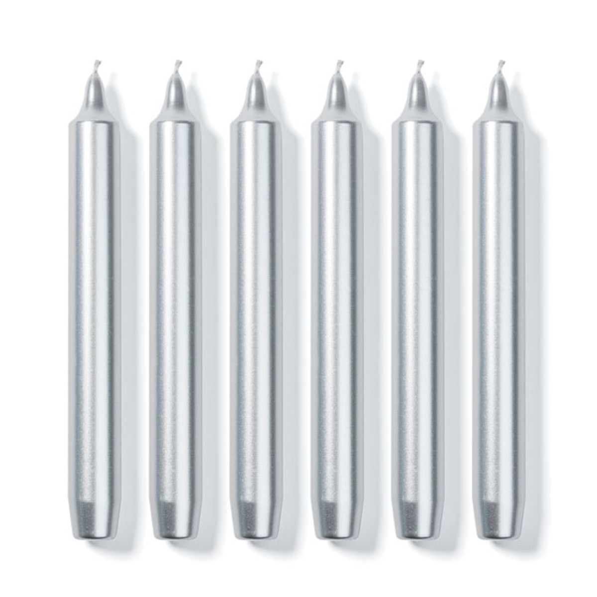Trudon Silver Madeleine 6 Taper Candles