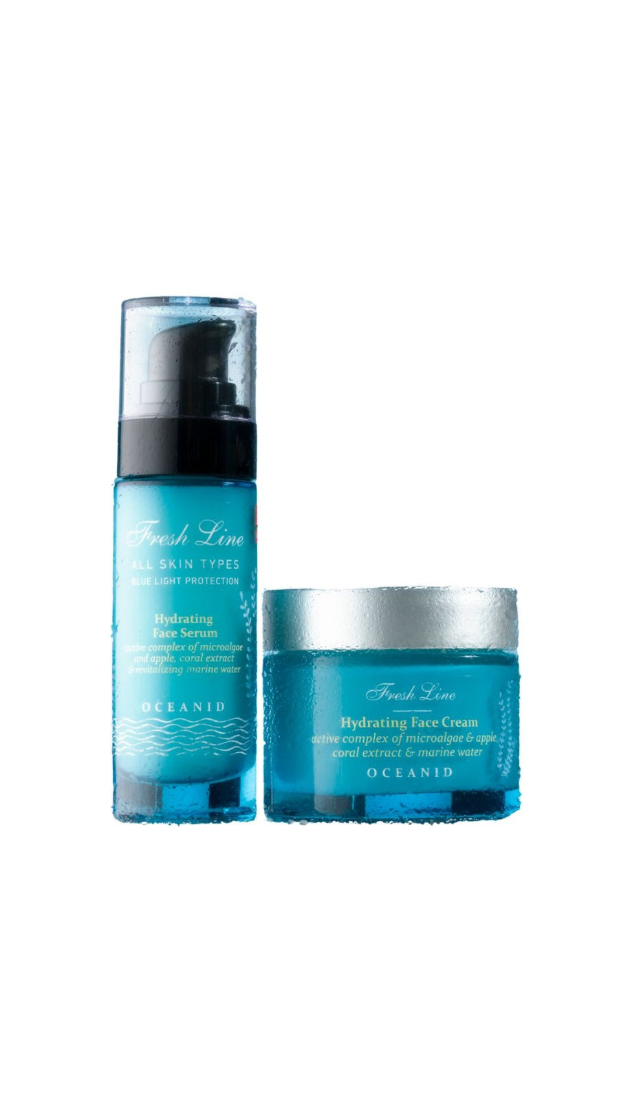 Fresh Line Oceanid Hydrating Face Cream & Serum Set