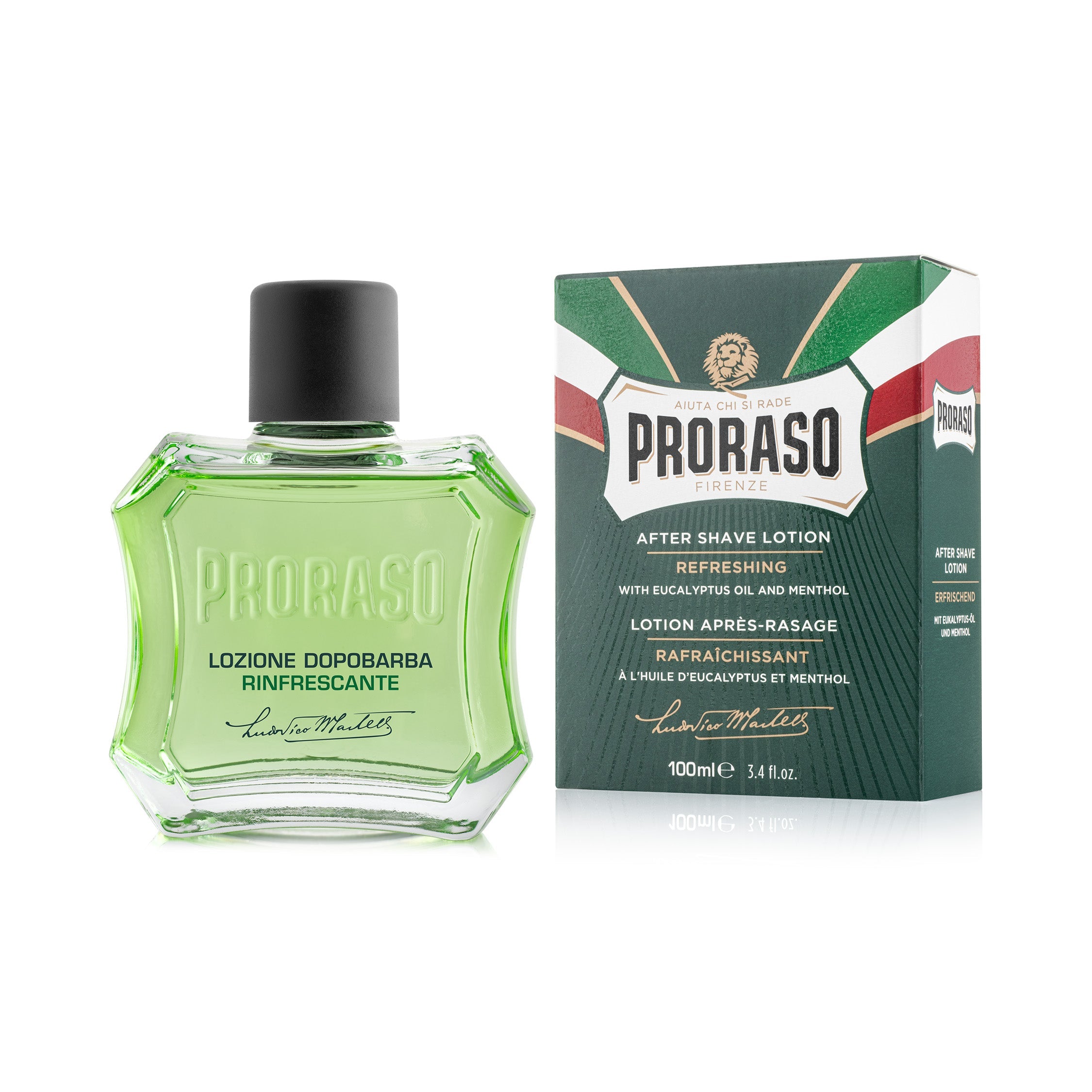 Proraso After Shave Lotion Refreshing with Eucalyptus Oil and Menthol