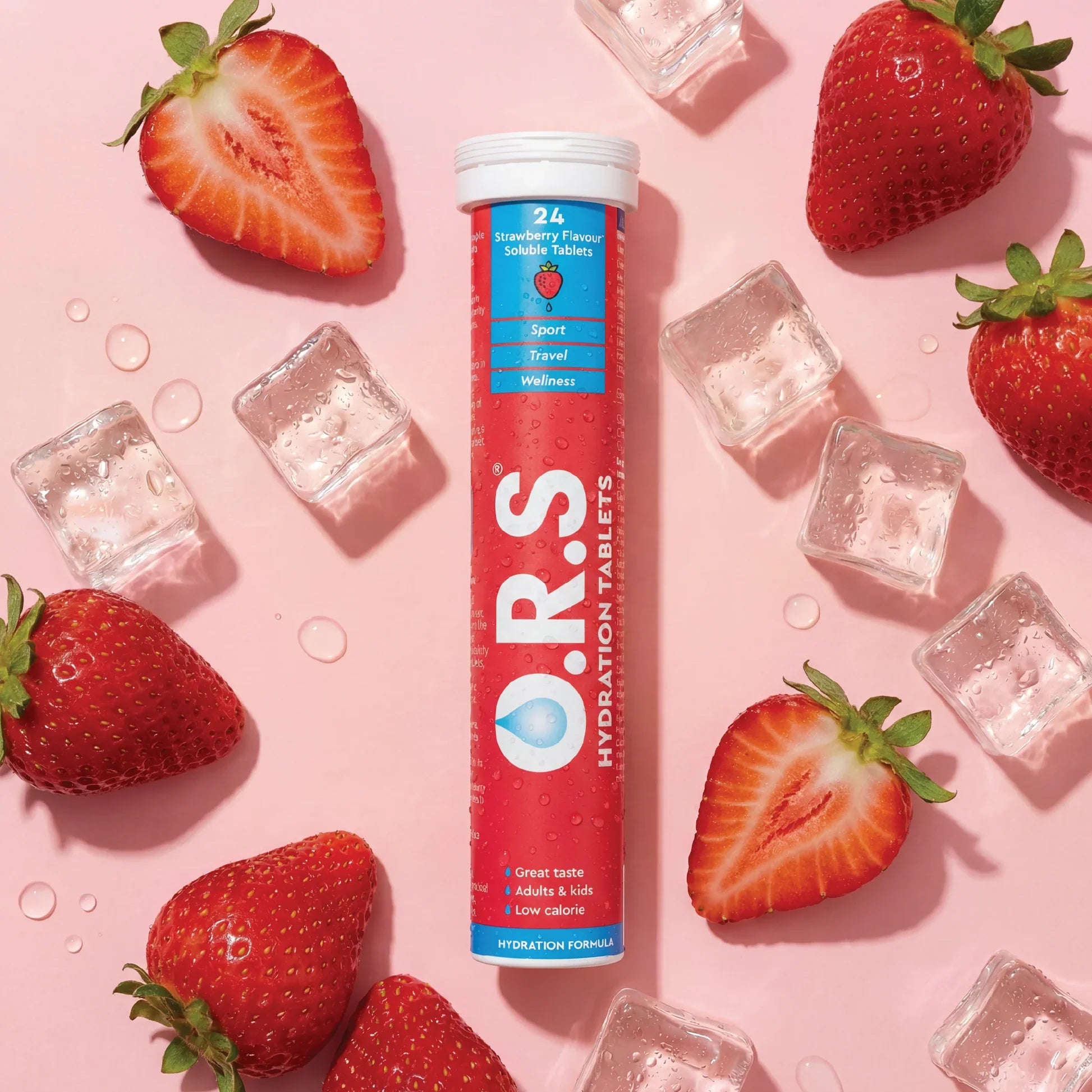 Clinova O.R.S Strawberry 24 Tablets x 3 Pcs