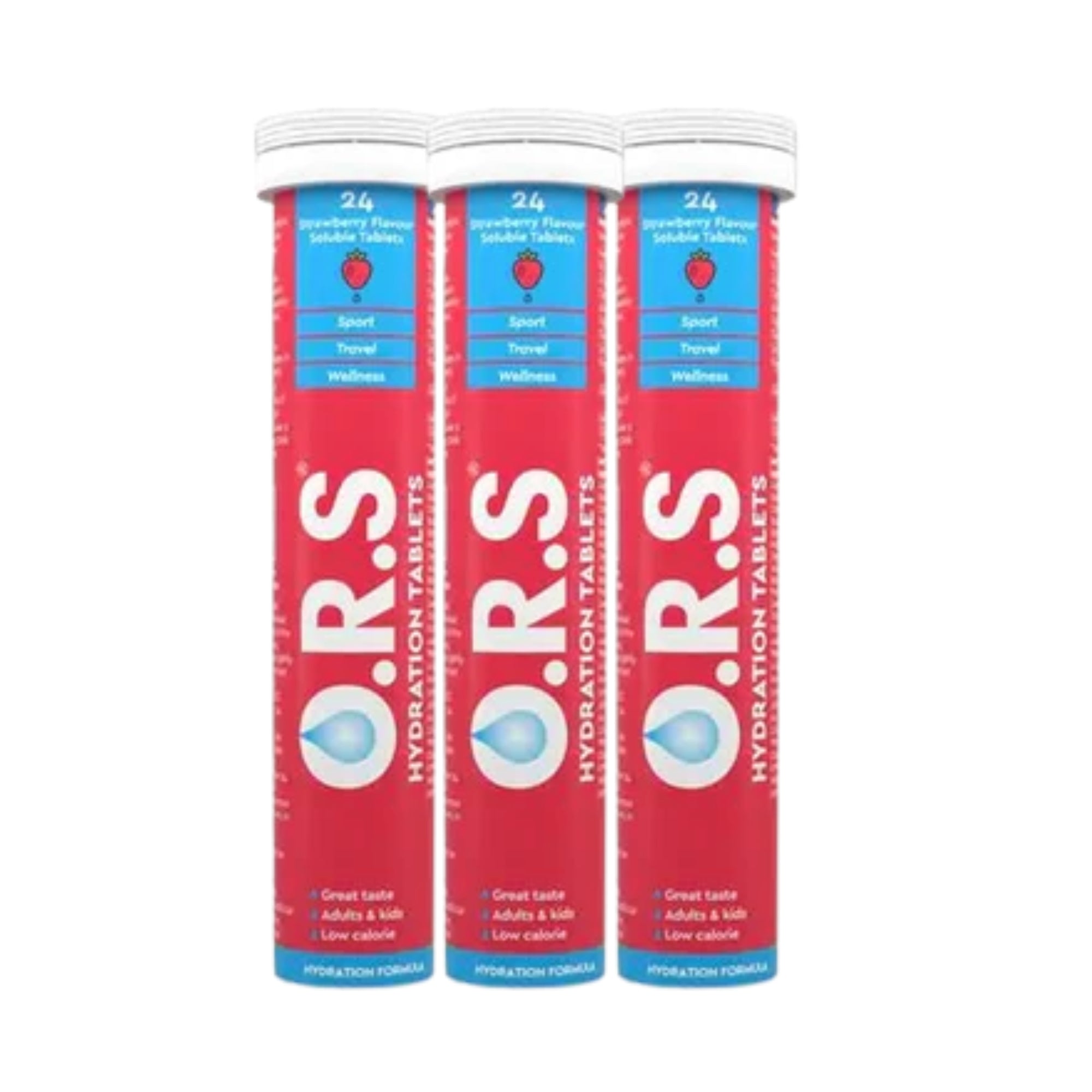Clinova O.R.S Strawberry 24 Tablets x 3 Pcs