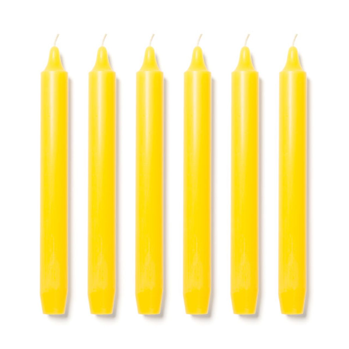 Trudon Yellow Madeleine 6 Taper Candles